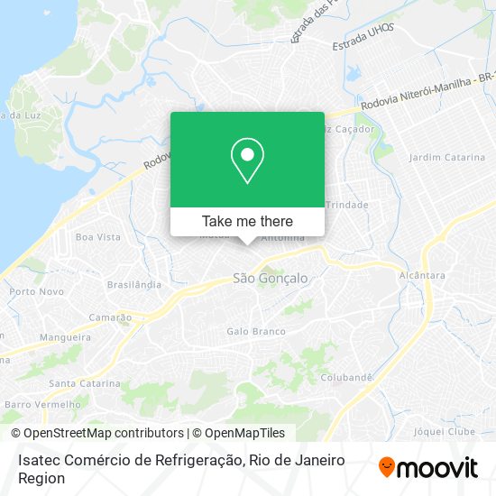 Isatec Comércio de Refrigeração map