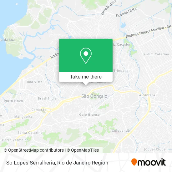 So Lopes Serralheria map