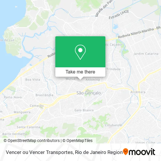 Vencer ou Vencer Transportes map