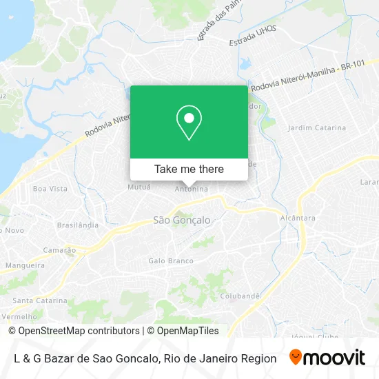 L & G Bazar de Sao Goncalo map