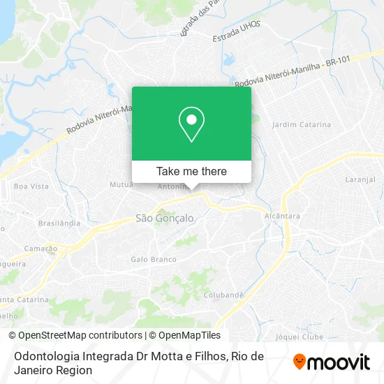 Odontologia Integrada Dr Motta e Filhos map