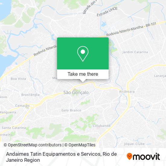 Andaimes Tatin Equipamentos e Servicos map