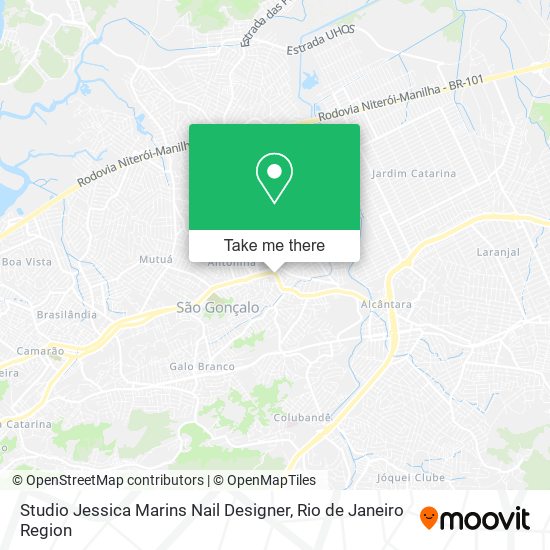 Studio Jessica Marins Nail Designer map