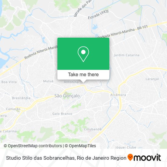 Studio Stilo das Sobrancelhas map