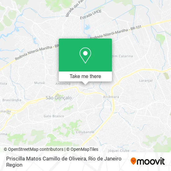 Priscilla Matos Camillo de Oliveira map
