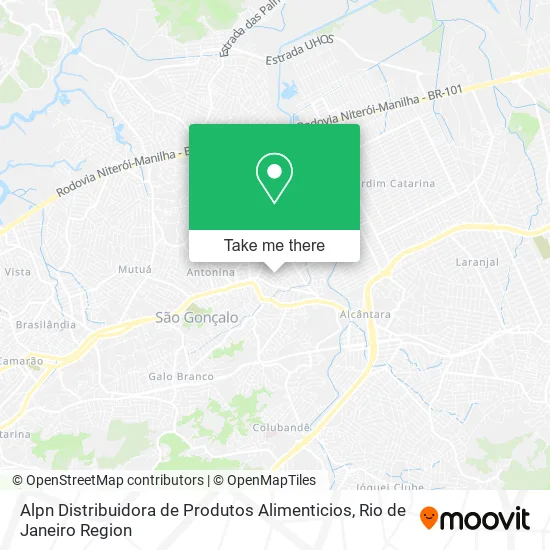 Alpn Distribuidora de Produtos Alimenticios map