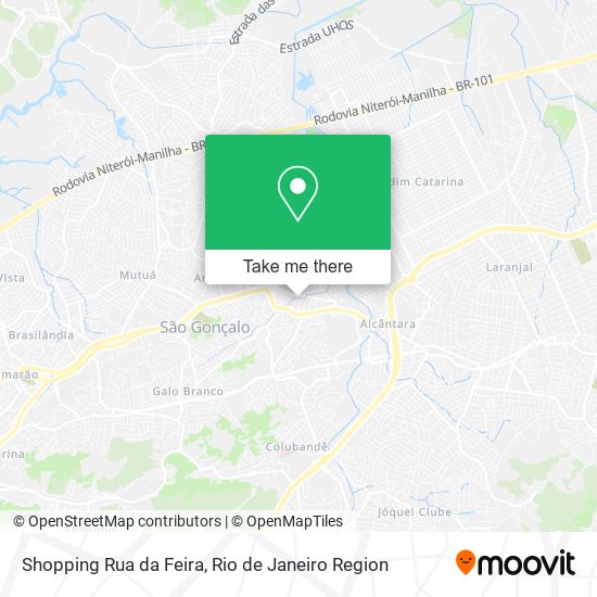 Shopping Rua da Feira map