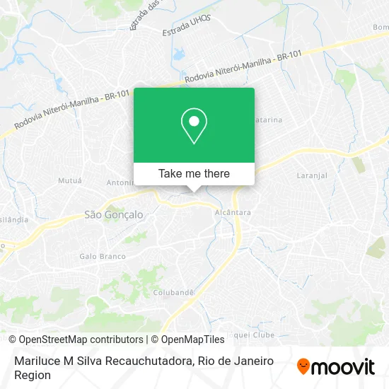 Mariluce M Silva Recauchutadora map