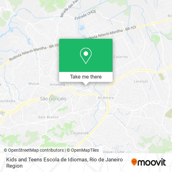 Mapa Kids and Teens Escola de Idiomas