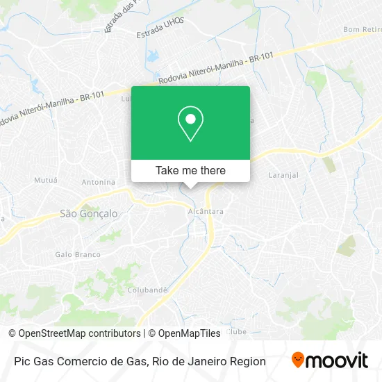 Pic Gas Comercio de Gas map