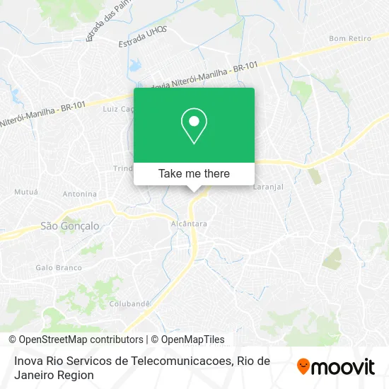 Inova Rio Servicos de Telecomunicacoes map