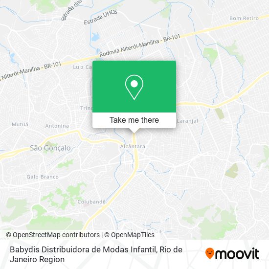 Babydis Distribuidora de Modas Infantil map