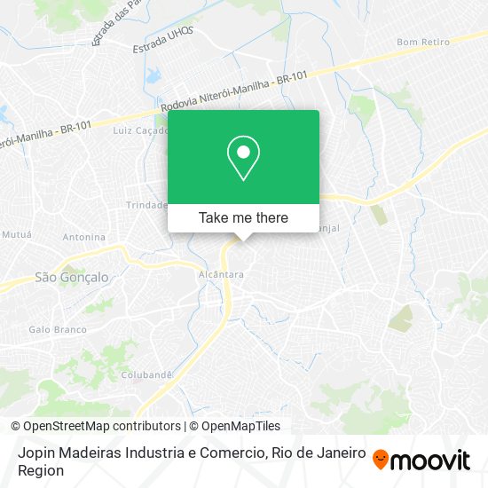 Mapa Jopin Madeiras Industria e Comercio