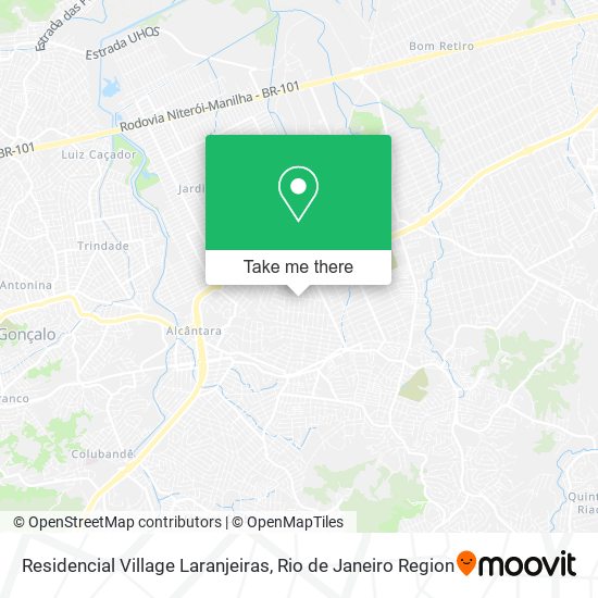 Residencial Village Laranjeiras map