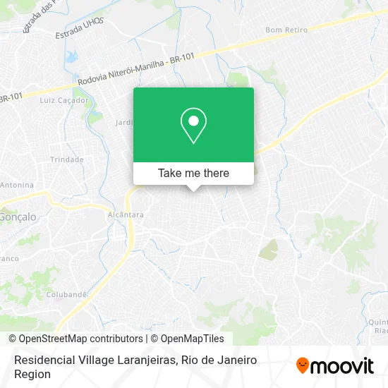 Residencial Village Laranjeiras map