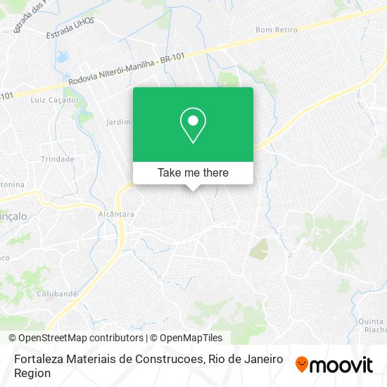 Fortaleza Materiais de Construcoes map