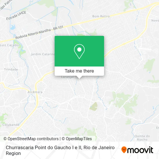 Churrascaria Point do Gaucho I e II map