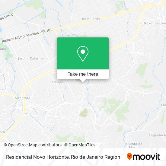 Mapa Residencial Novo Horizonte