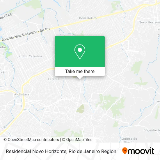 Residencial Novo Horizonte map