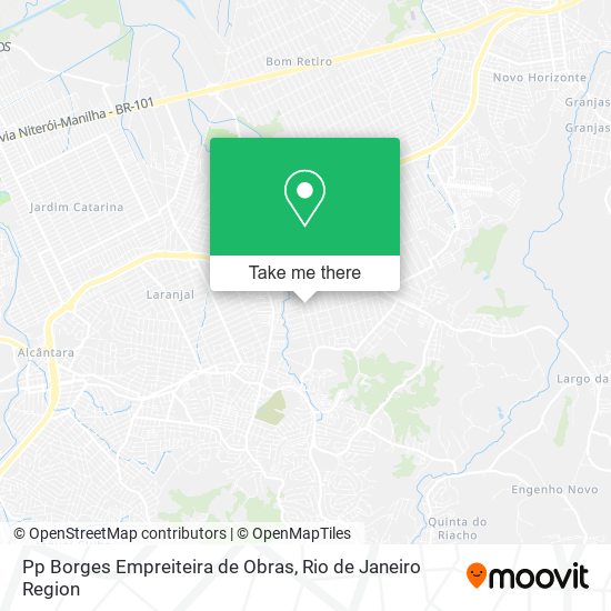 Pp Borges Empreiteira de Obras map