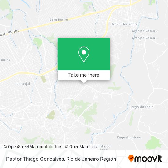 Mapa Pastor Thiago Goncalves