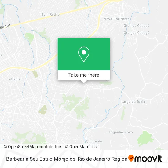 Barbearia Seu Estilo Monjolos map