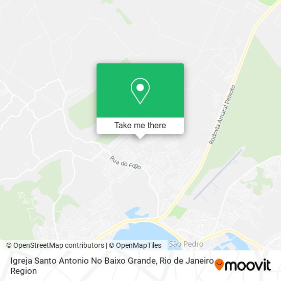 Igreja Santo Antonio No Baixo Grande map