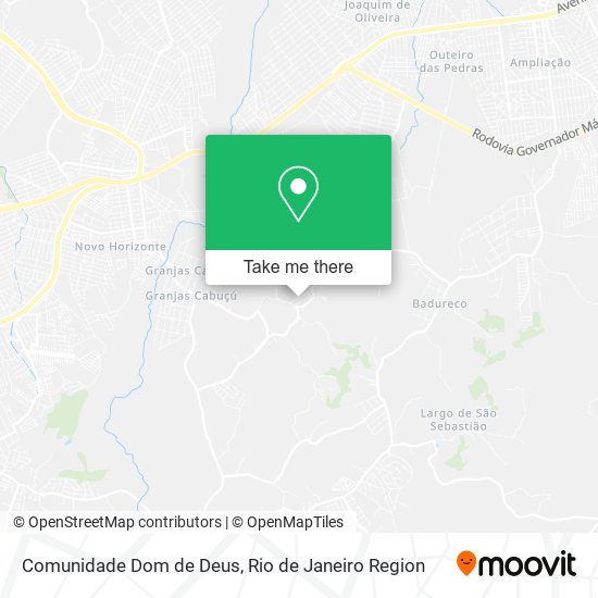 Comunidade Dom de Deus map