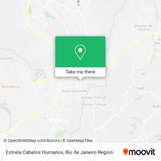 Estrela Cabelos Humanos map