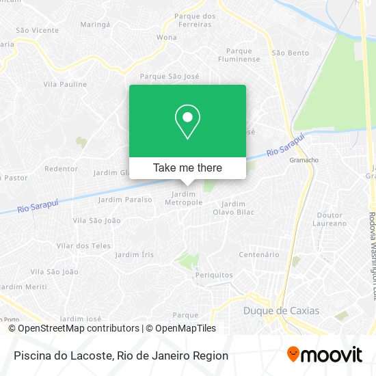Piscina do Lacoste map