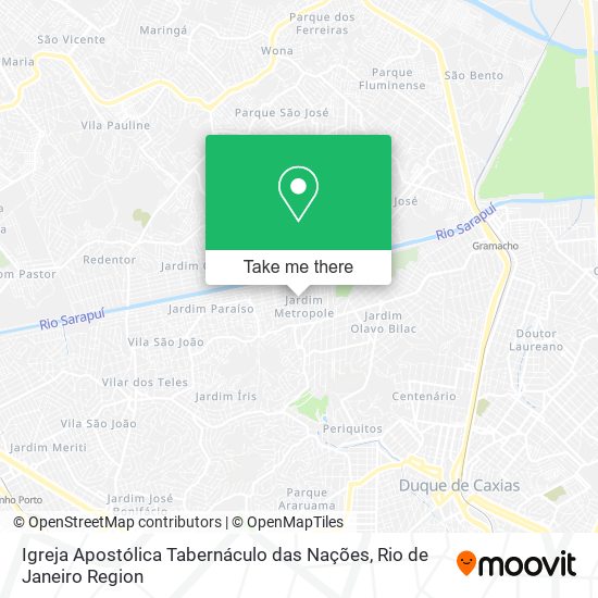 Igreja Apostólica Tabernáculo das Nações map