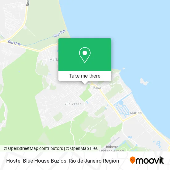 Hostel Blue House Buzios map