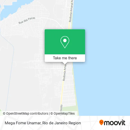 Mega Fome Unamar map