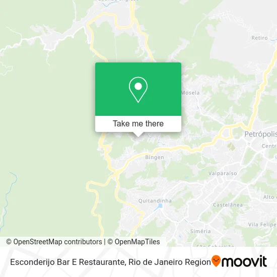 Esconderijo Bar E Restaurante map
