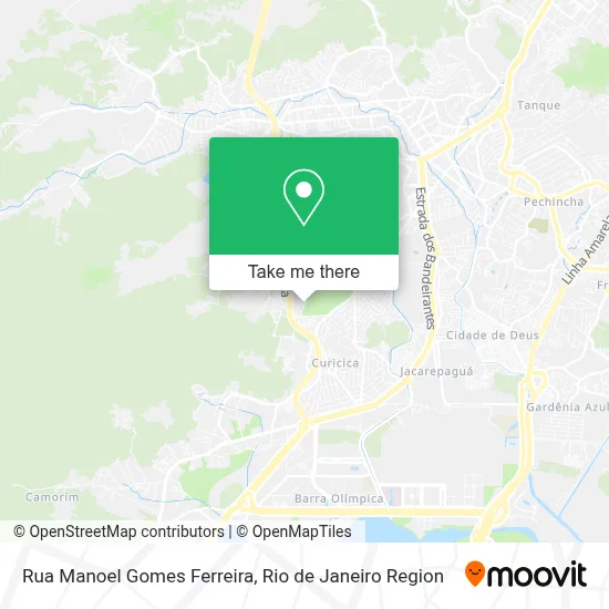 Rua Manoel Gomes Ferreira map