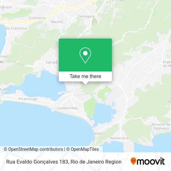 Rua Evaldo Gonçalves 183 map