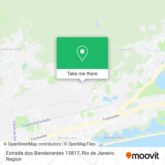 Estrada dos Bandeirantes 13817 map
