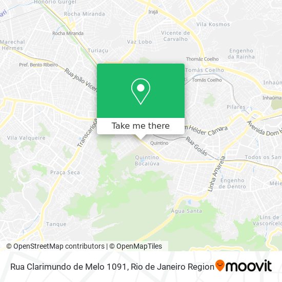 Rua Clarimundo de Melo 1091 map