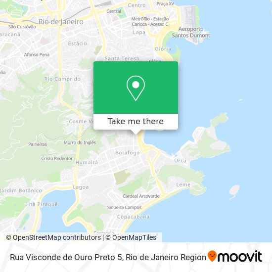 Mapa Rua Visconde de Ouro Preto 5