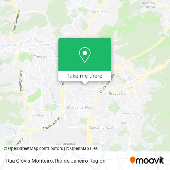 Rua Clóvis Monteiro map