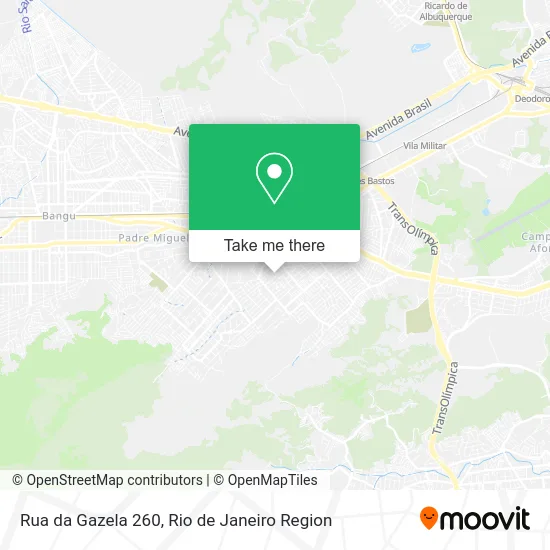 Rua da Gazela 260 map