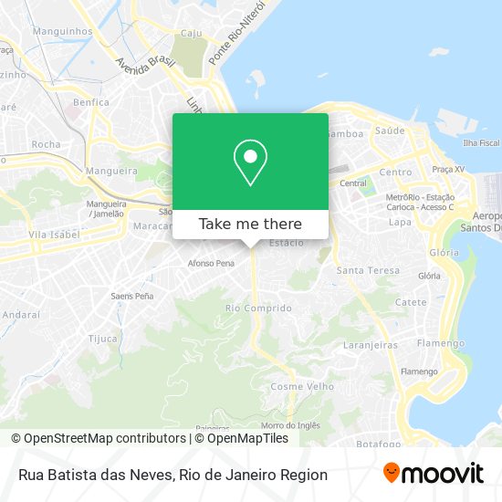 Mapa Rua Batista das Neves