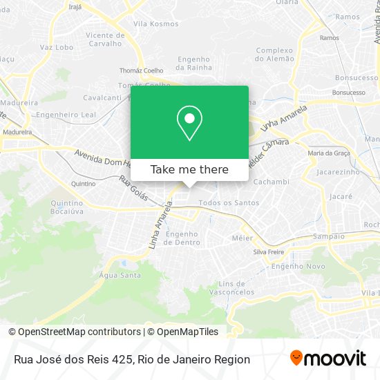 Mapa Rua José dos Reis 425