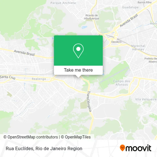 Rua Euclídes map