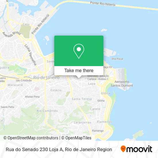 Rua do Senado 230 Loja A map