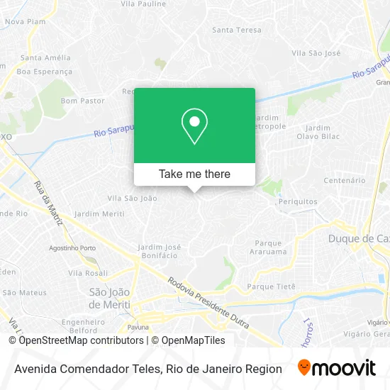 Avenida Comendador Teles map