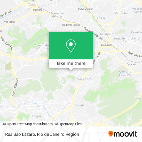 Rua São Lázaro map