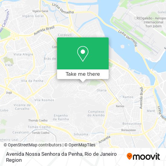 Avenida Nossa Senhora da Penha map
