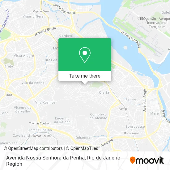 Avenida Nossa Senhora da Penha map