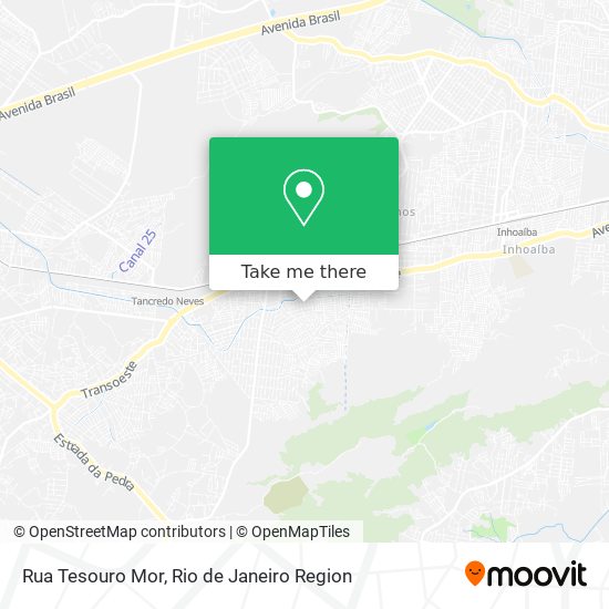 Rua Tesouro Mor map